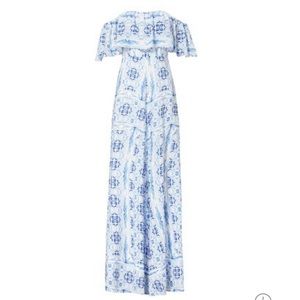 Amanda Uprichard Delilah Maxi Dress XS EUC